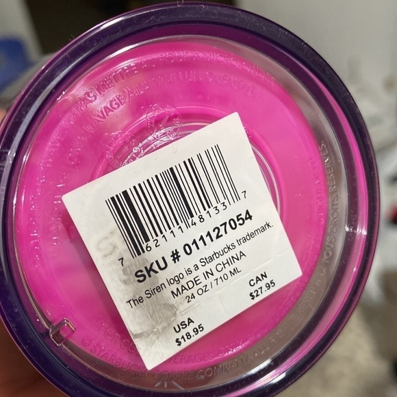 Starbucks venti tumbler NEW 2021 holiday pine cones color‎ changing - Picture 3 of 3